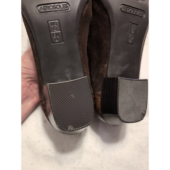 Aerosoles Womens Playfill Brown Leather And Suede Flat Loafer Size 6M - Picture 8 of 9